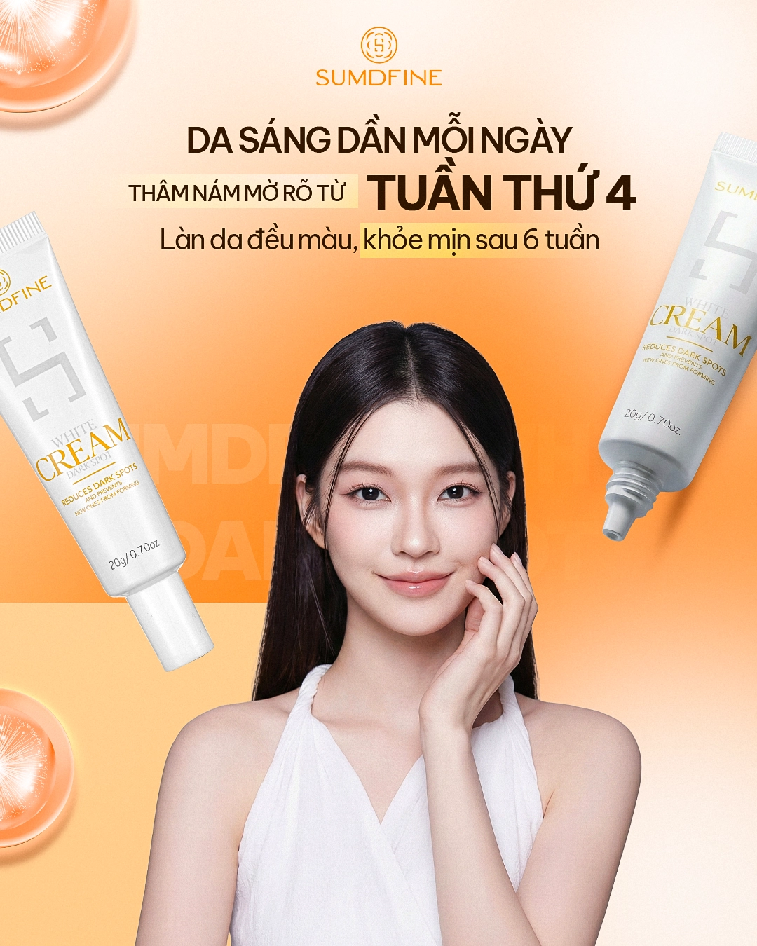 Hiệu quả của kem trị nám Sumdfine White Dark Spot