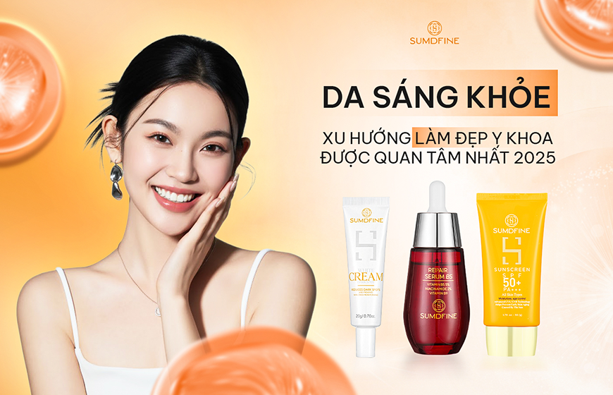 Da sáng khỏe – Xu hướng làm đẹp y khoa được quan tâm nhất năm 2025 1 Da sáng khỏe - xu hướng làm đẹp 2025