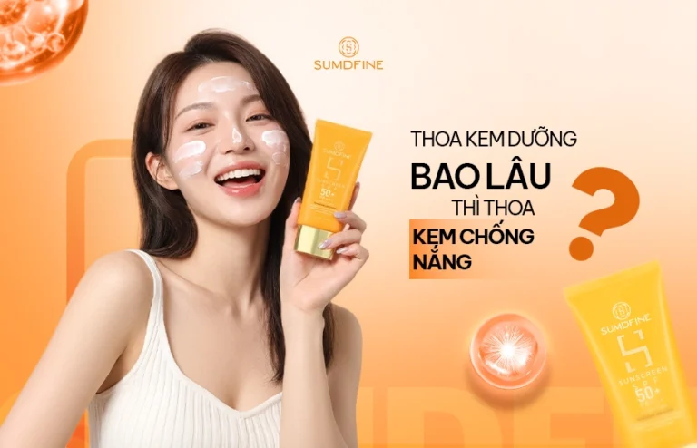 Thoa kem dưỡng bao lâu thì thoa kem chống nắng?