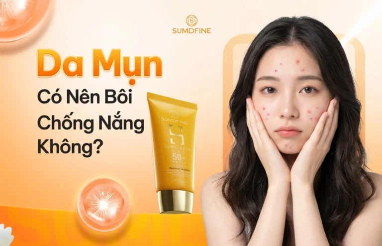Da mụn có nên bôi kem chống nắng không? 5 lý do bác sĩ khuyên dùng
