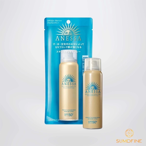Kem chống nắng đi biển dạng xịt Anessa Perfect UV Sunscreen Skincare Spray
