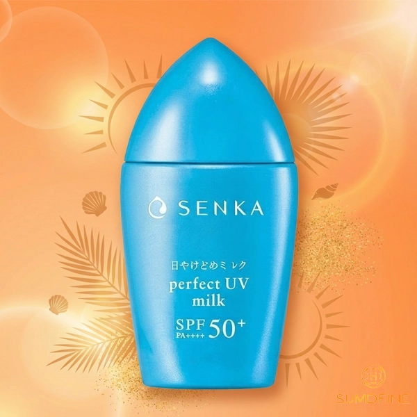 Kem Chống Nắng Da khô Senka Perfect UV Milk