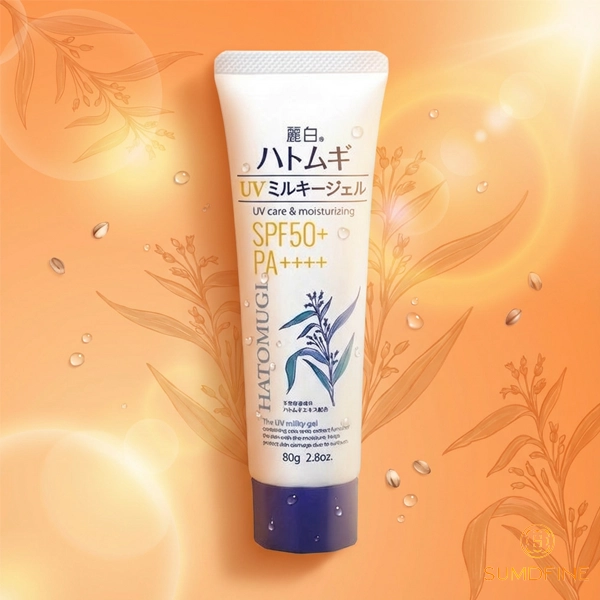 Gel Chống Nắng cho da khô Hatomugi UV Care & Moisturizing 