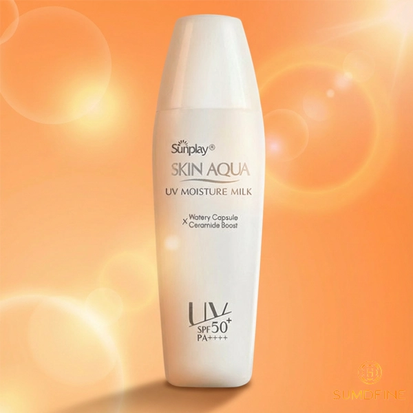 Sunplay Skin Aqua UV Moisture Milk - Kem chống nắng da khô
