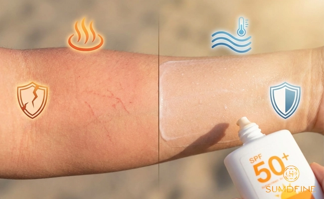 Ngăn chặn cháy nắng, bảo vệ da khỏi tổn thương