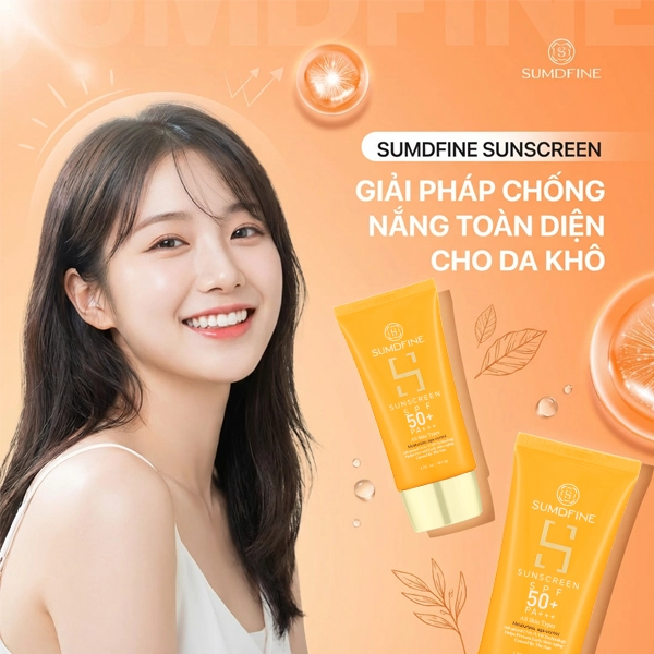 Sumdfine Sunscreen - Kem chống nắng cho da khô