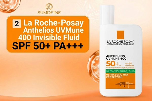 Kem chống nắng SPF 50+ PA+++ La Roche-Posay Anthelios UVMune 400 Invisible Fluid