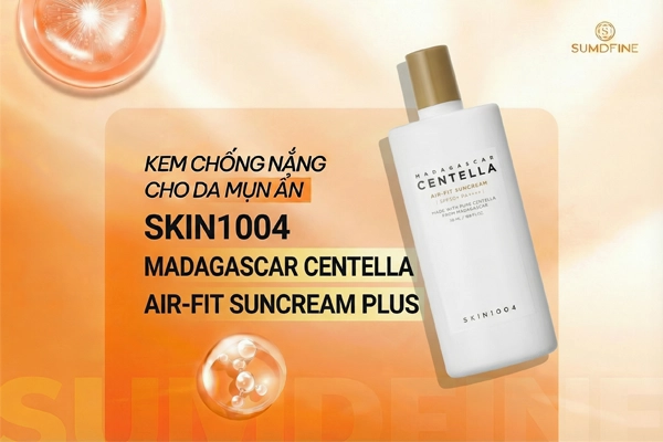 Top 10 kem chống nắng cho da mụn ẩn không gây bít tắc 2026 8 Skin1004 Madagascar Centella Air-Fit Suncream Plus
