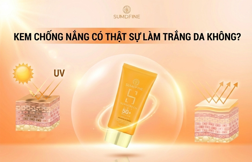 Tìm hiểu kem chống nắng có làm trắng da không?