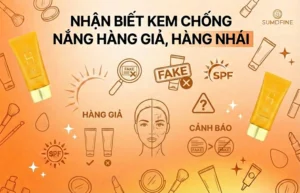 Cách nhận biết kem chống nắng hàng giả, hàng nhái qua 7 dấu hiệu sau 1 Nhận biết Kem chống nắng hàng giả, nhái