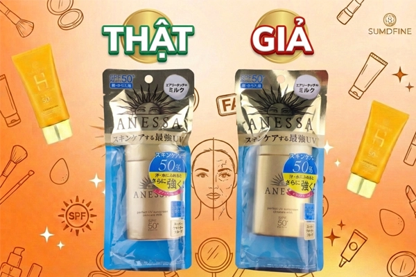 Nhận biết kem chống nắng giả qua bao bì