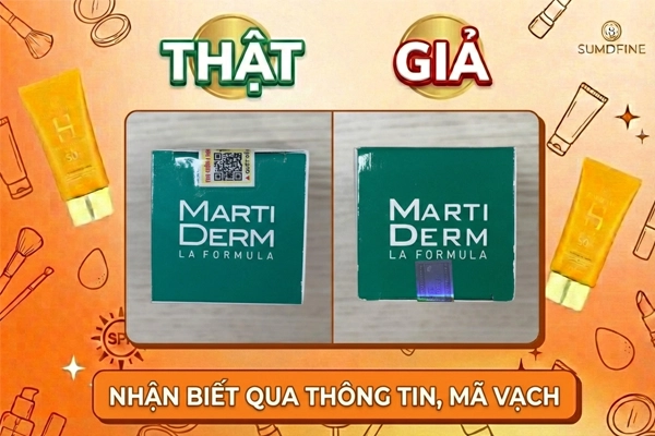 Nhận biết kem chống nắng qua thông tin, mã vạch