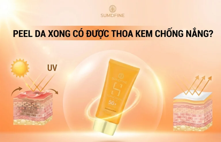 Peel da có được bôi kem chống nắng? Hướng dẫn đầy đủ trước – trong – sau peel