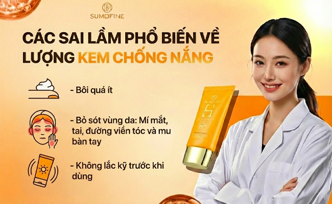 Hạn chế các sai lầm về thời điểm bôi kem chống nắng