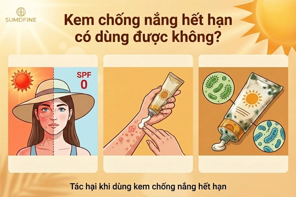 Có nên dùng kem chống nắng hết hạn