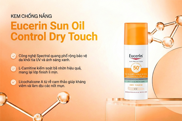 Kem chống nắng Sunscreen Eucerin Sun Oil Control Dry Touch