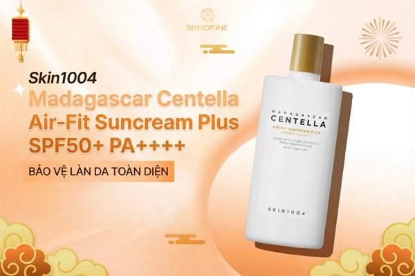 Kem chống nắng vật lý cho da dầu Skin1004 Madagascar Centella Air-Fit Suncream Plus SPF50+ PA++++