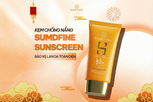 Kem chống nắng vật lý lai hoá học Sumdfine Sunscreen