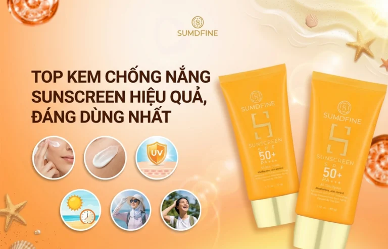 Top 8 kem chống nắng sunscreen tốt nhất 2026 bạn không nên bỏ lỡ
