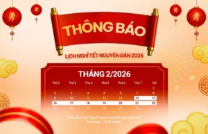 Sumdfine thông báo lịch nghỉ Tết Nguyên Đán 2026 10 Lịch nghỉ tết nguyên đán 2026 Sumdfine