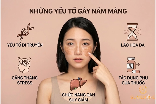 Những yếu tố khác gây nám mảng