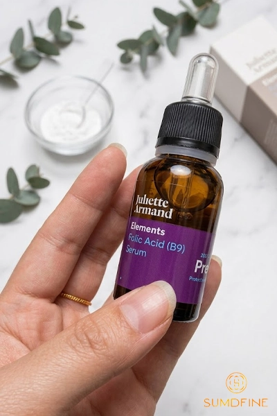 Juliette Armand Folic Acid B9 Serum phục hồi da nhiễm corticoid hiệu quả