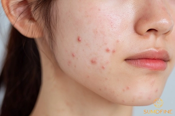 Nặn mụn xong có nên dùng B5? TOP 3 serum B5 đáng dùng 2026 2 Da mụn có nên dùng B5 không?