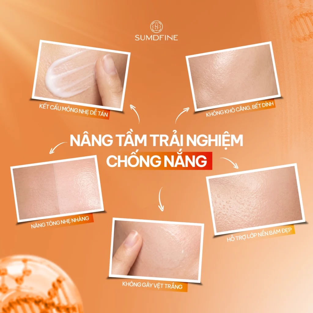 THÔNG BÁO CHÍNH THỨC: SUMDFINE RA MẮT KEM CHỐNG NẮNG HYDRA AGE DEFENSE SUN CREAM SPF50+ PA++++ – BƯỚC ĐỘT PHÁ TRONG BẢO VỆ VÀ CHĂM SÓC DA 1 Nâng tầng trải nghiệm chống nắng với Sumdfine Hydra Age Defense Sun Cream