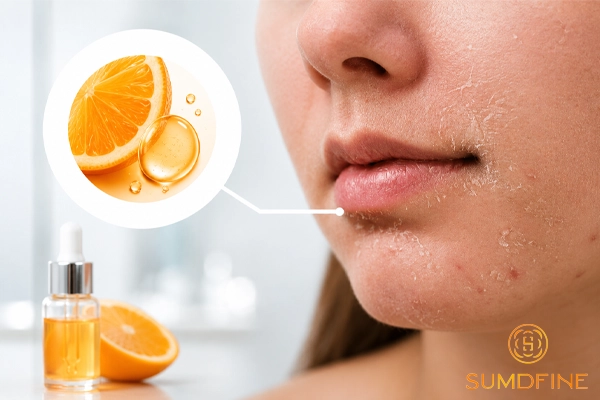 Da khô do thiếu vitamin C