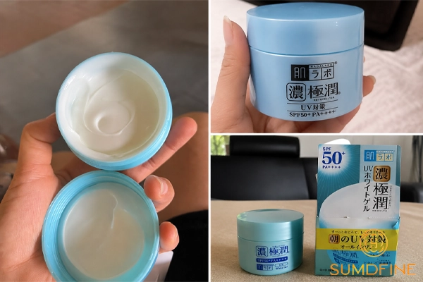 Gợi ý 8 kem chống nắng hỗ trợ dưỡng ẩm hiệu quả, làm mềm mịn da không bết dính 5 Hada Labo Koi-Gokujyun UV White Gel SPF50+ PA++++
