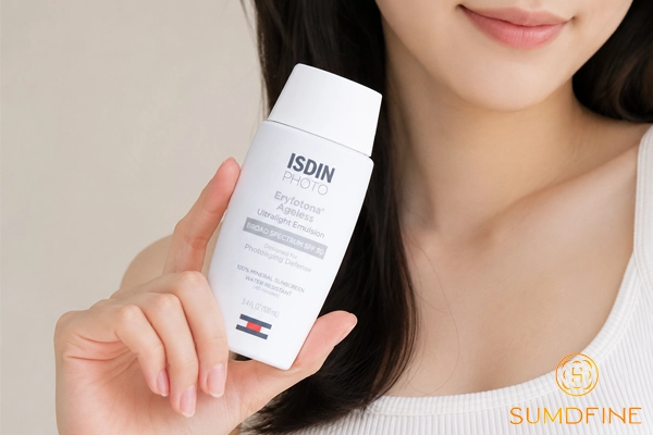 Top 9 kem chống nắng chống lão hóa (chống UVA), trẻ hoá làn da hiệu quả 6 Trải nghiệm kem chống nắng ISDIN Eryfotona Ageless Tinted Mineral SPF50+ - hỗ trợ chống lão hoá