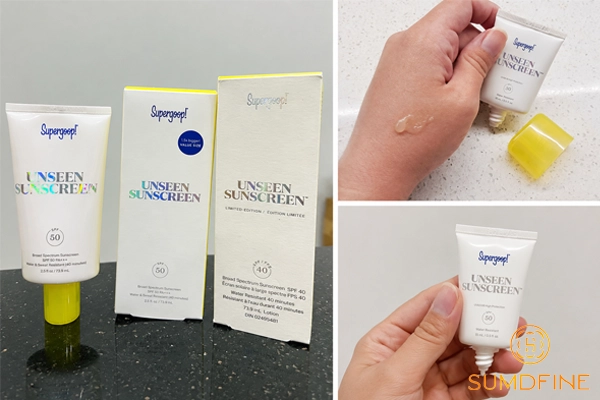 Kem chống nắng Supergoop! Unseen Sunscreen SPF 40 cho da đang treatment