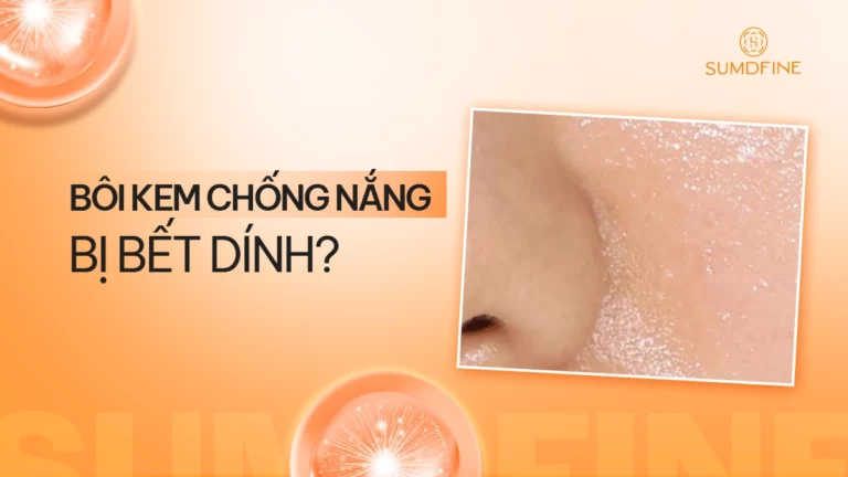 Vì sao bôi kem chống nắng bị bết dính da mặt? Cách xử lý ra sao?