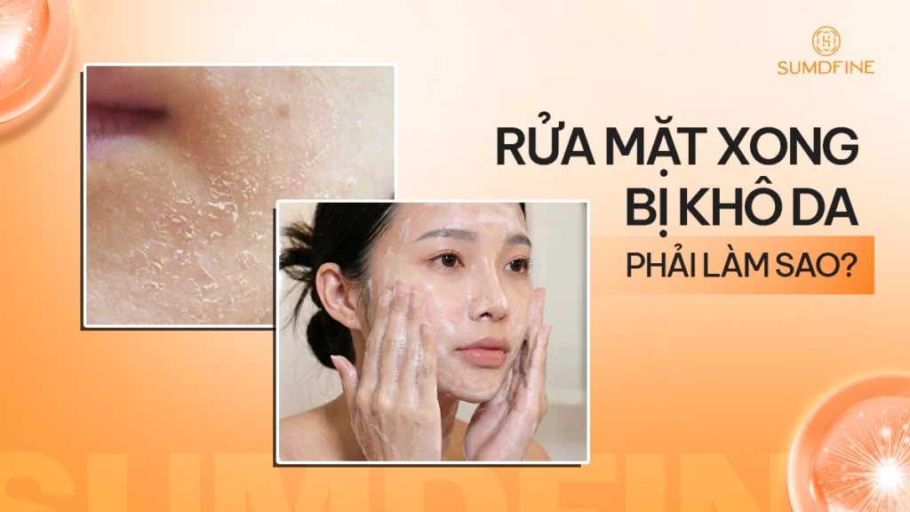 5 cách xử lý da khô căng sau khi rửa mặt để da ẩm mịn trở lại 1 Rửa mặt xong bị khô da phải làm sao để xử lý?