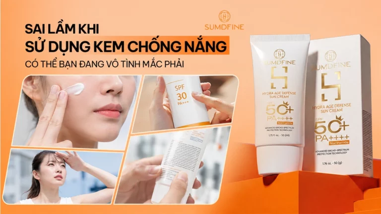 Những sai lầm khi sử dụng kem chống nắng có thể bạn đang vô tình mắc phải