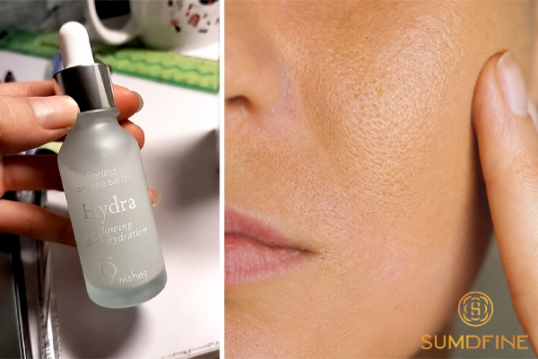 Top 7 Serum Cấp Ẩm Riêng Cho Da Dầu, Không Bí Hay Nhờn Rít 5 9Wishes Hydra Skin Ampule cấp ẩm cho da dầu có tốt không?