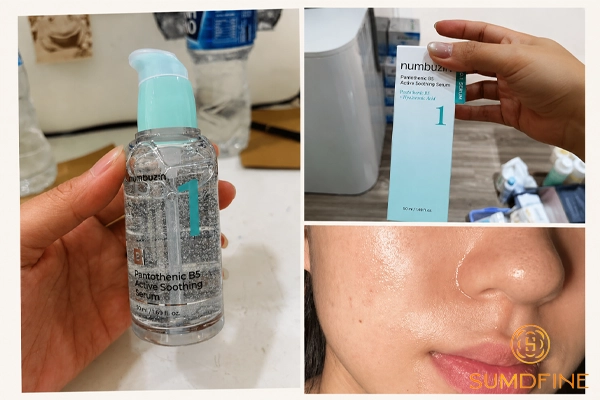 Top 7 Serum Cấp Ẩm Riêng Cho Da Dầu, Không Bí Hay Nhờn Rít 3 Review Numbuzin No.1 Pantothenic B5 Active Soothing Serum - cấp ẩm cho da dầu
