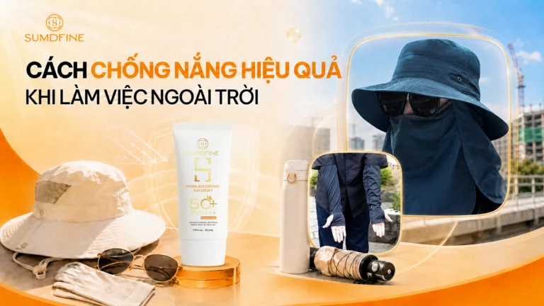 Cách chống nắng khi làm việc ngoài trời để bảo vệ da hiệu quả