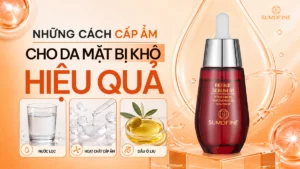 Học ngay những cách cấp ẩm cho da mặt bị khô hiệu quả