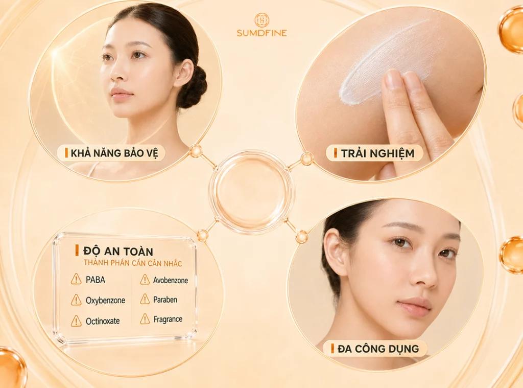 Những tiêu chí chọn kem chống nắng