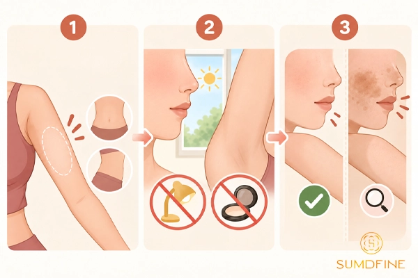 Lý do da mặt đen hơn da cơ thể & Cách xử lý hiệu quả 4 Cách kiểm tra tình trạng da mặt sạm hơn da tay