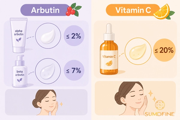 Vitamin C hay Arbutin trị nám da hiệu quả hơn? 6 Chọn nồng độ arbutin và vitamin c phù hợp cho da nám