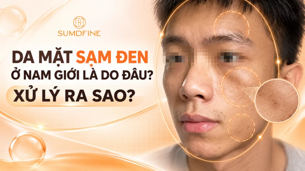 5 cách cải thiện da mặt sạm đen ở nam giới hiệu quả 1 Tình trạng da mặt bị sạm đen ở nam giới