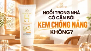 Ngồi trong nhà có cần dùng kem chống nắng không?