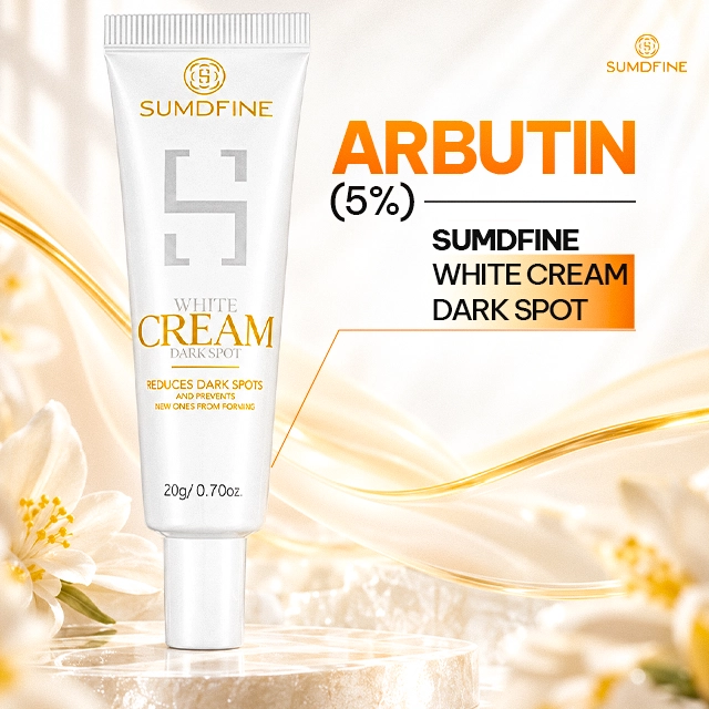 Thành phần trị nám: 10 hoạt chất hiệu quả và cách chọn đúng theo loại da 2 Sumdfine white cream dark spot với Arbutin 5%