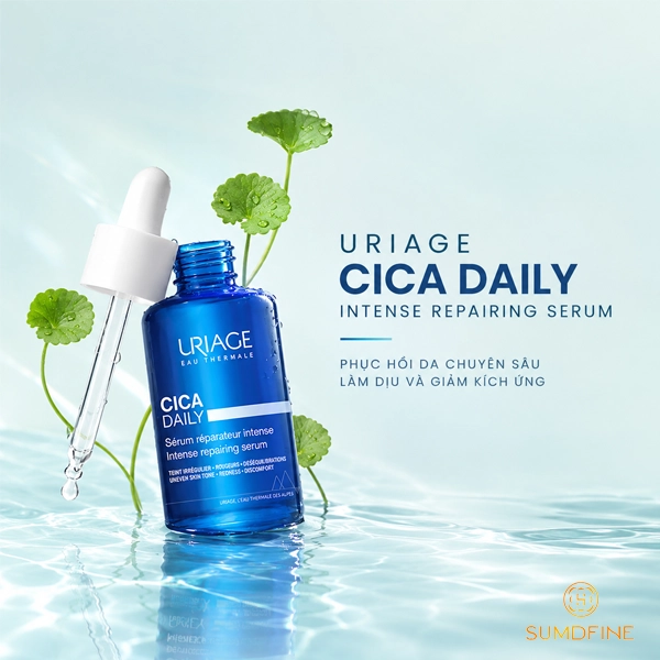Top 6 serum rau má làm dịu và phục hồi da hiệu quả 5 Trải nghiệm Uriage Bariéderm Cica Daily Serum rau má