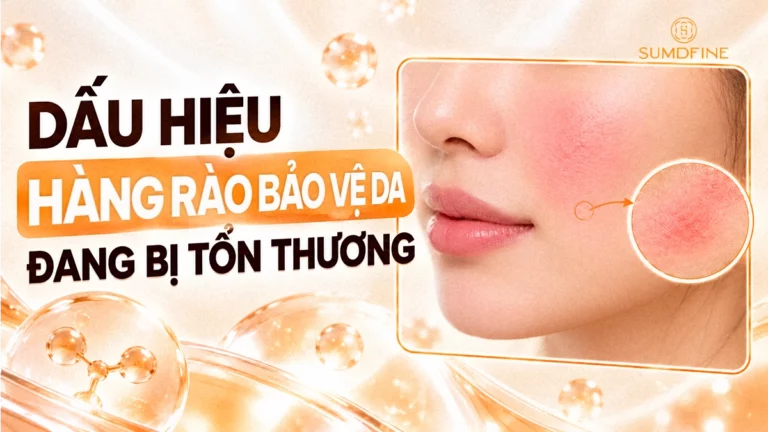 7 dấu hiệu hàng rào bảo vệ da đang bị tổn thương và cách phục hồi
