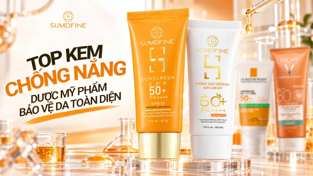 Kem chống nắng dược mỹ phẩm loại nào tốt?