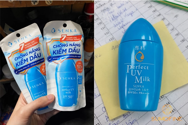 Senka Perfect UV Milk SPF50+ PA++++ - kem chống nắng lai nên thử