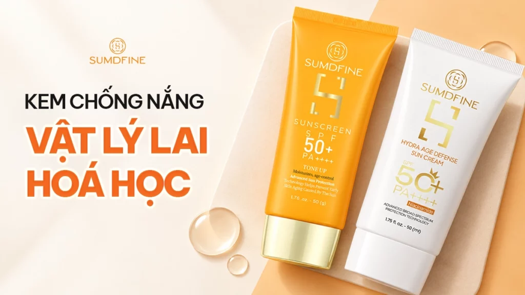 Kem chống nắng vật lý lai hoá học
